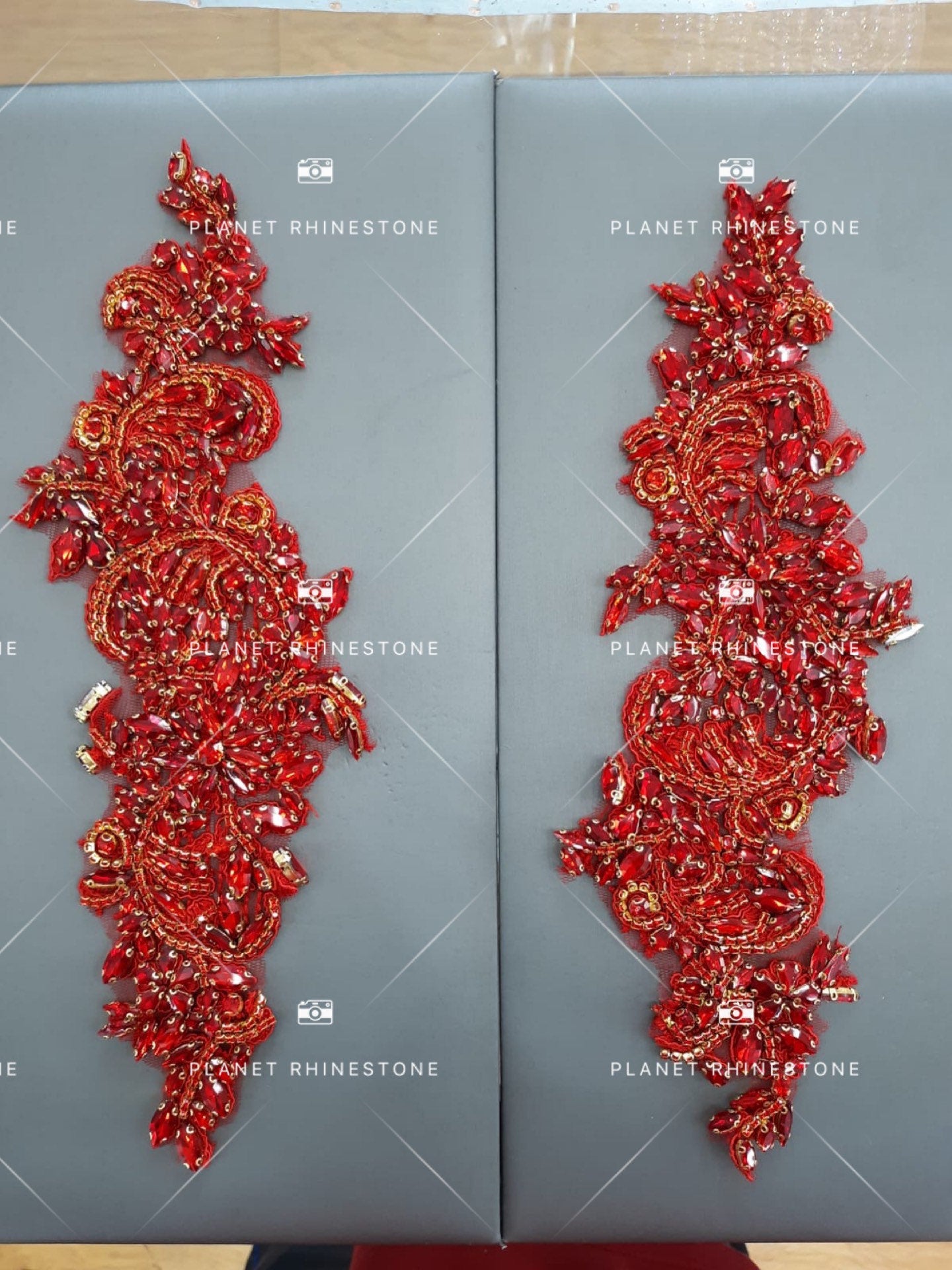 Red Anastasia Applique