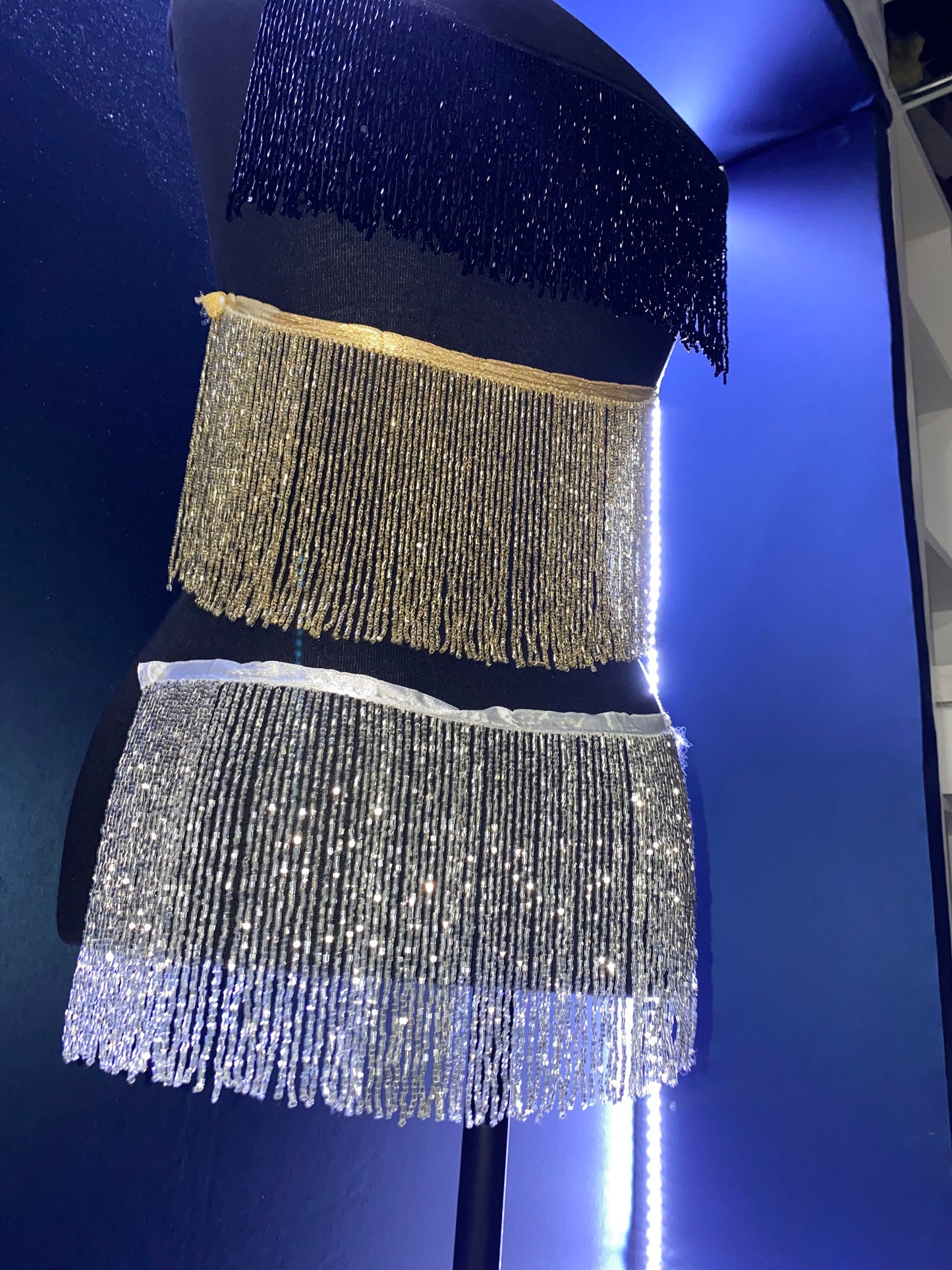 Beaded Fringe Trim | Rhinestone Fringe Trim