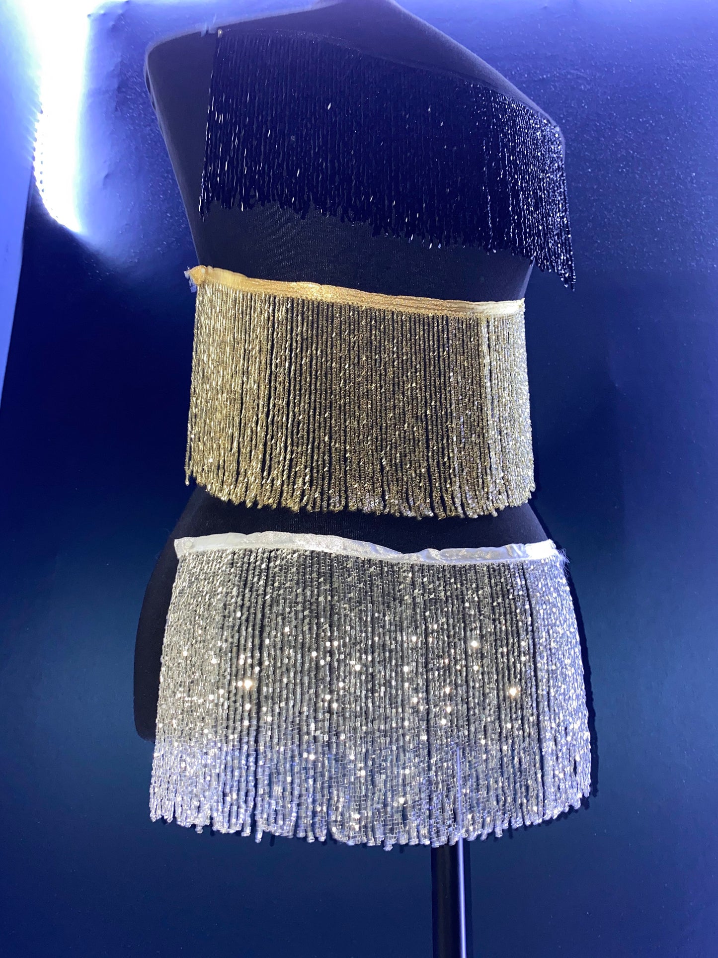 Beaded Fringe Trim | Rhinestone Fringe Trim