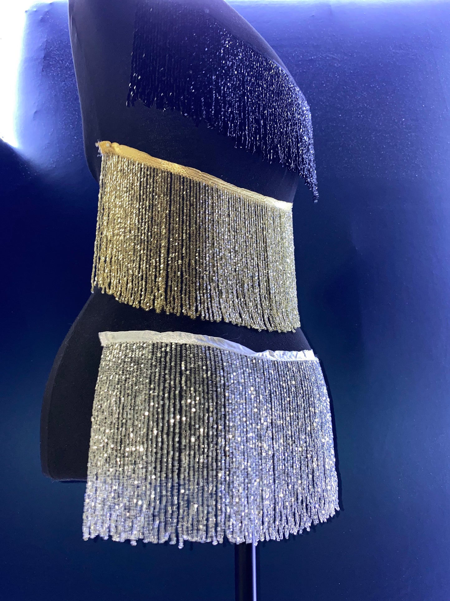 Beaded Fringe Trim | Rhinestone Fringe Trim