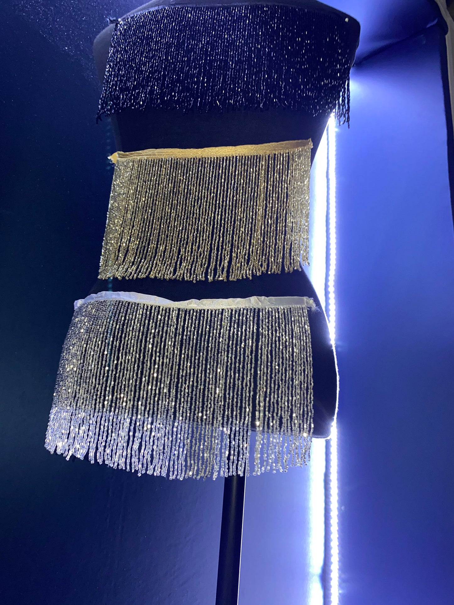Beaded Fringe Trim | Rhinestone Fringe Trim
