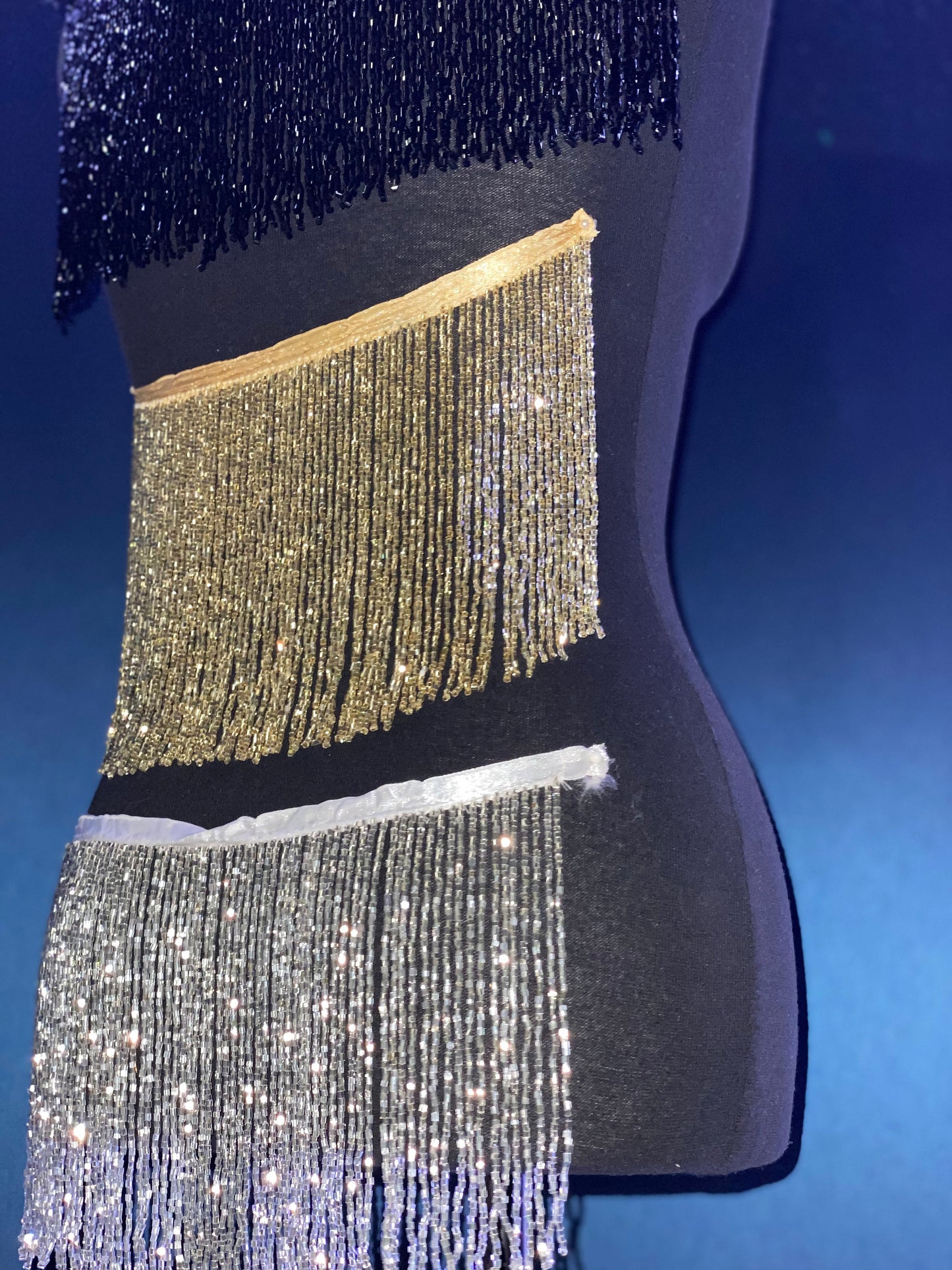 Beaded Fringe Trim | Rhinestone Fringe Trim
