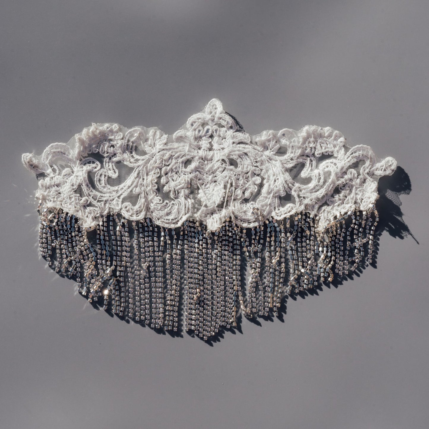 Rhinestone Fringe Applique