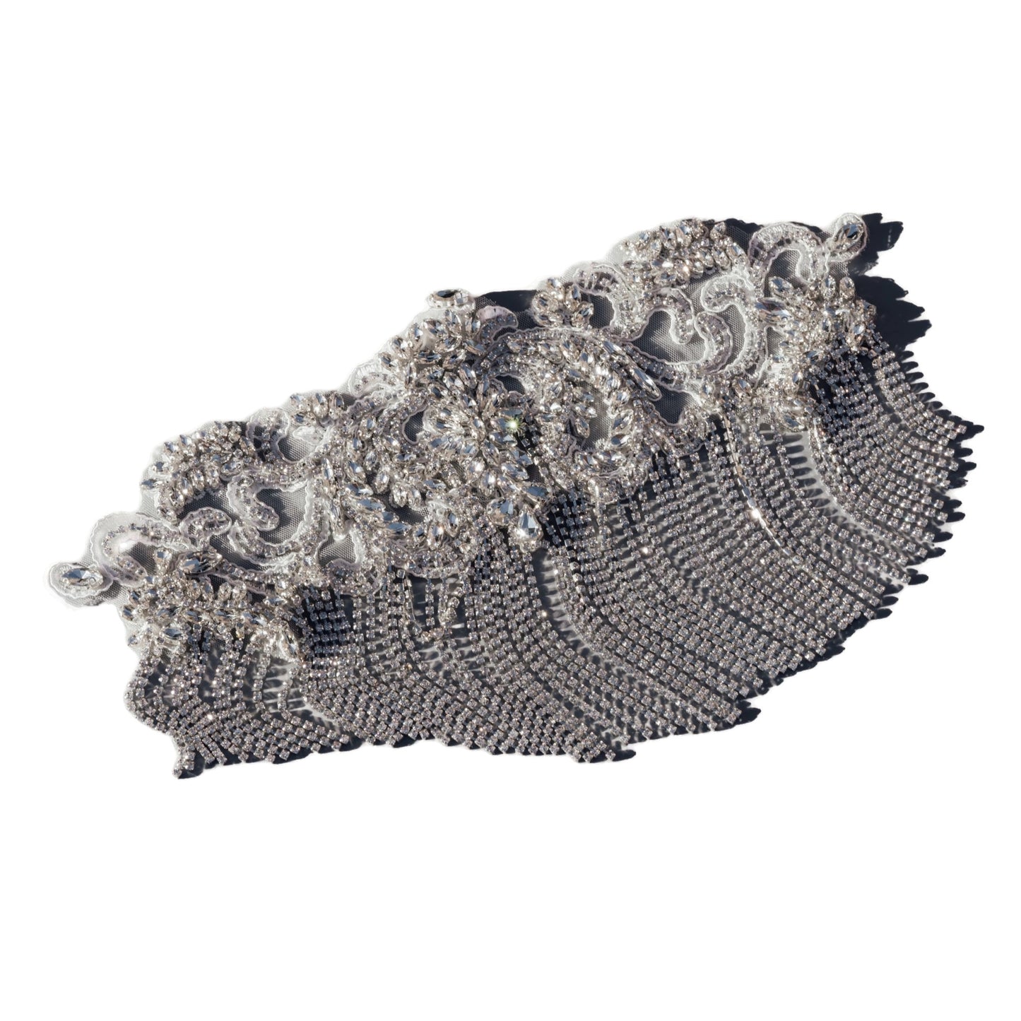 Rhinestone Fringe Applique