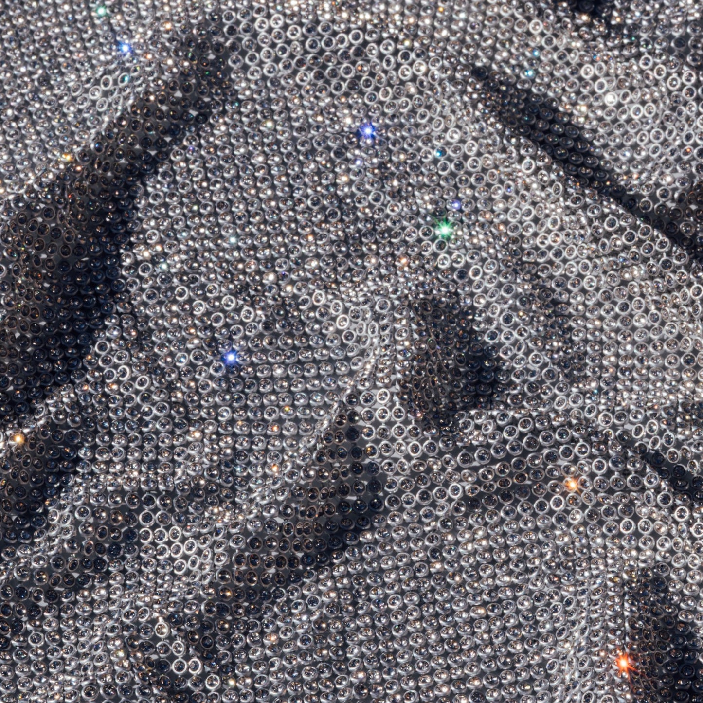 Crystal Metal Mesh Rhinestone Panels | S001