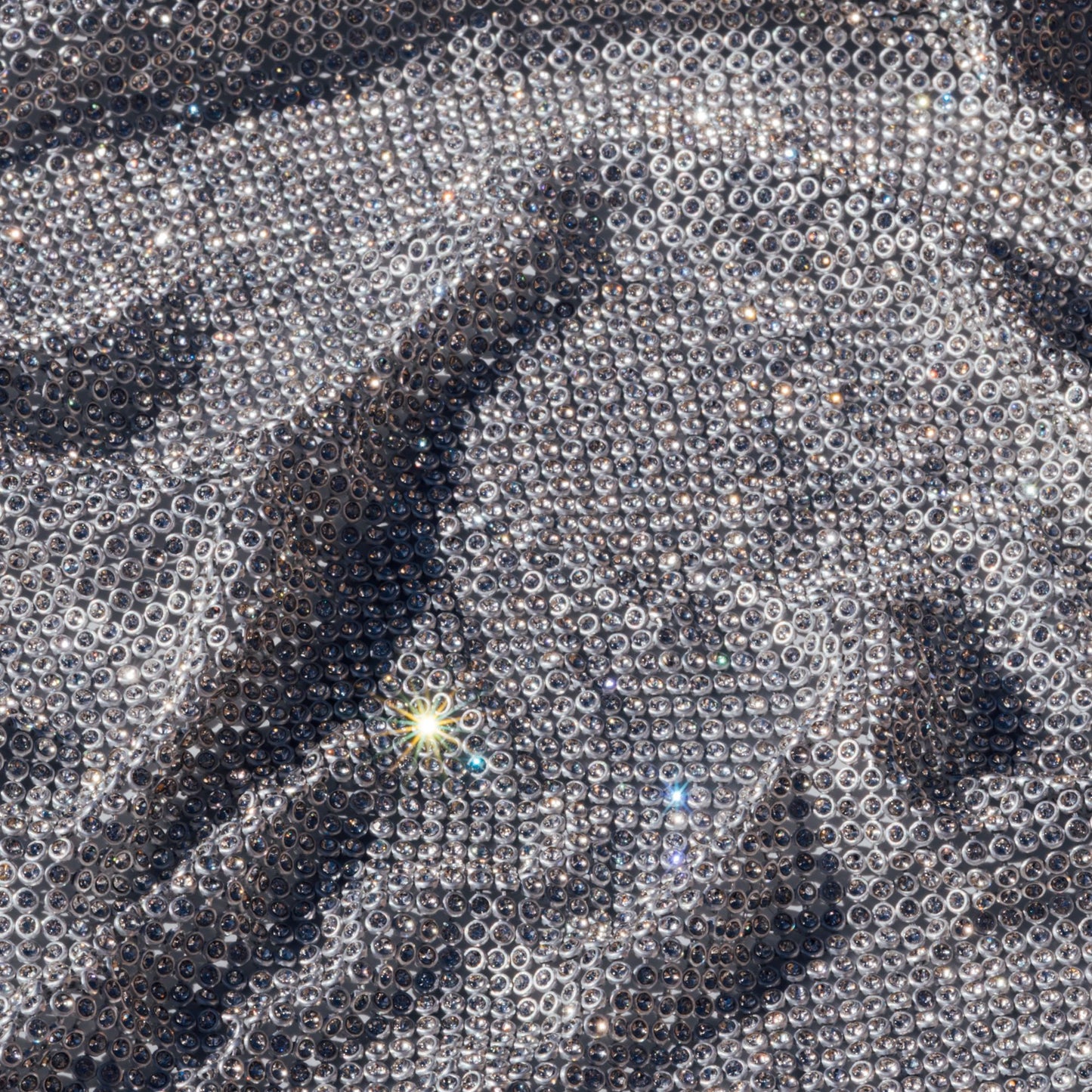 Crystal Metal Mesh Rhinestone Panels | S001