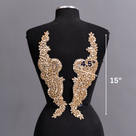 Hotfix Rhinestone Pair Applique