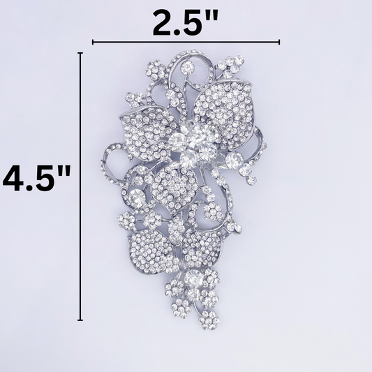 Rhinestone Brooch | BRH-19