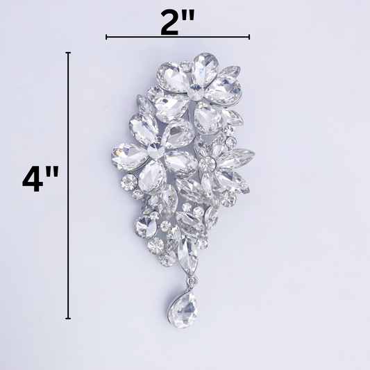 Rhinestone Brooch | BRH-22