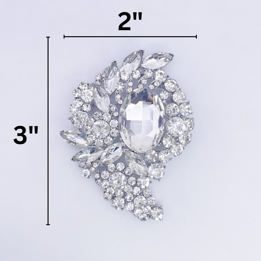 Rhinestone Brooch | BRH-6