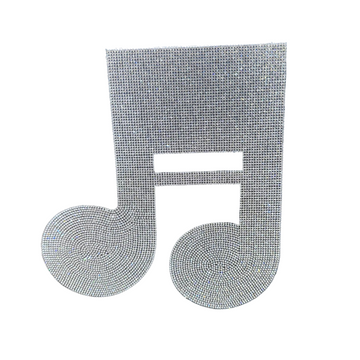 Music Sign Rhinestone Applique BG-95