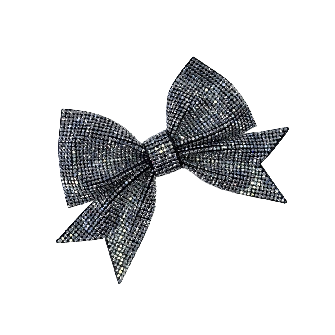 Rhinestone Bow Applique - FB-10