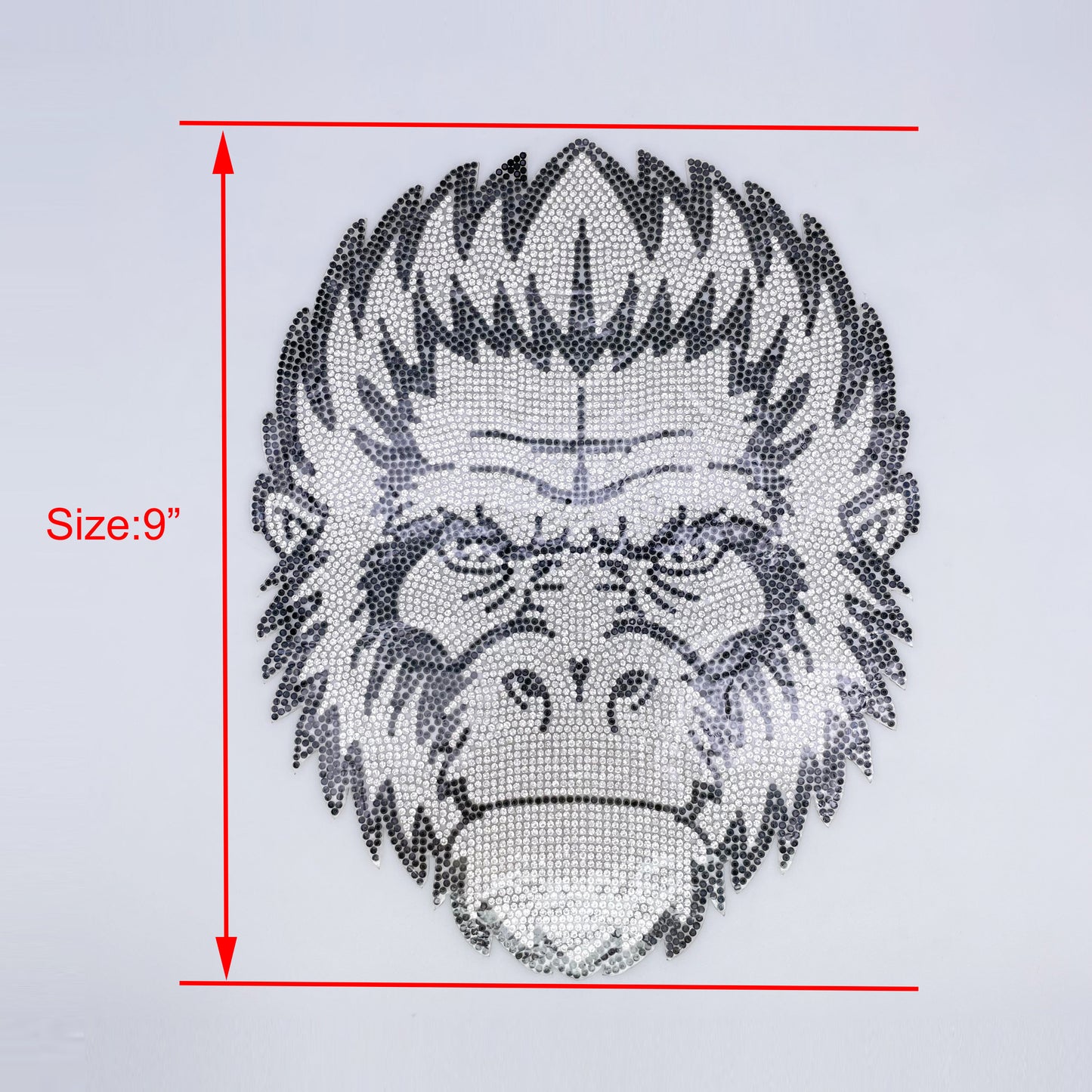 Gorilla Rhinestone Applique