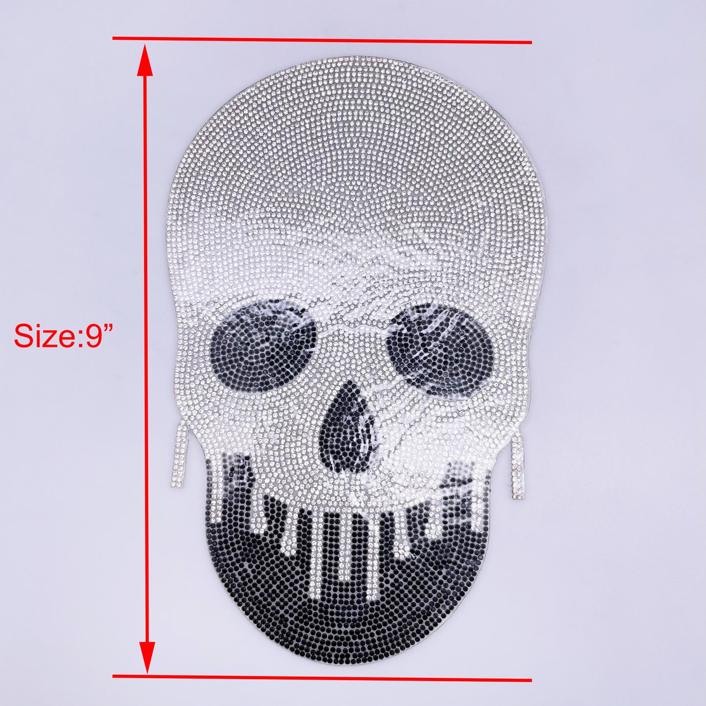 Skull Rhinestone Applique BG-59