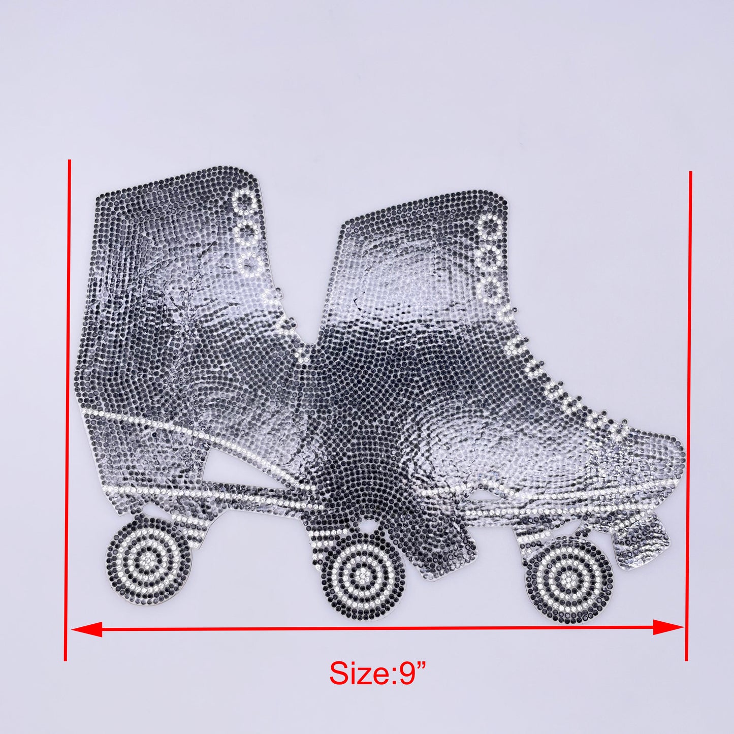 Roller Skate Rhinestone Applique BG-57