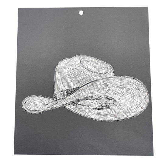 Cowboy Hat Rhinestone Applique