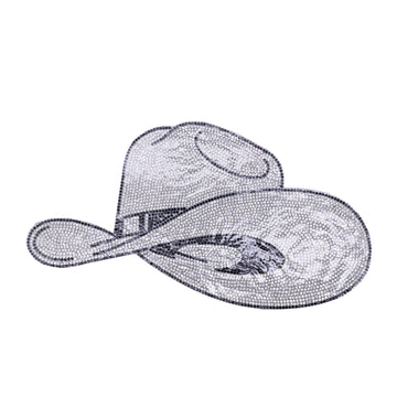 Cowboy Hat Rhinestone Applique