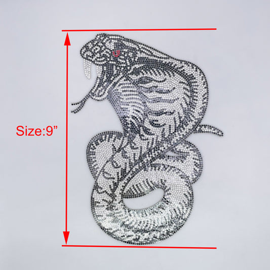 Cobra Rhinestone Applique BG-63