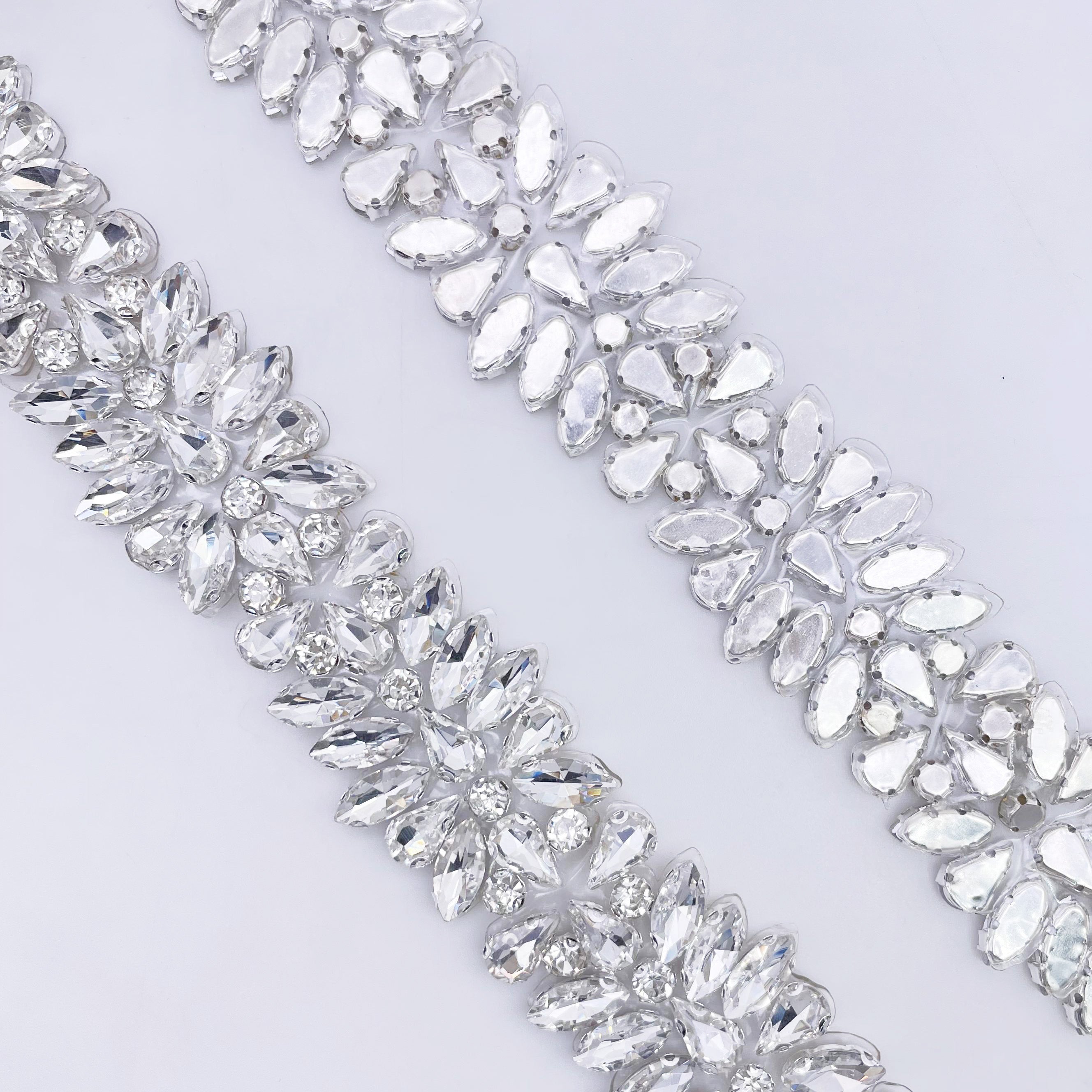 Clear Rhinestone Trims Rhinestone Trim SCA-14 | Planet Rhinestone