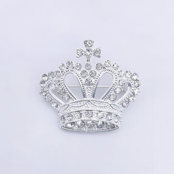 Crown Rhinestone Brooch | BRH-36