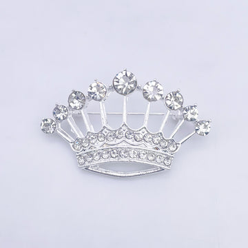 Crown Rhinestone Brooch | BRH-35