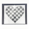 Race Flag Heart Rhinestone Transfer HT-148