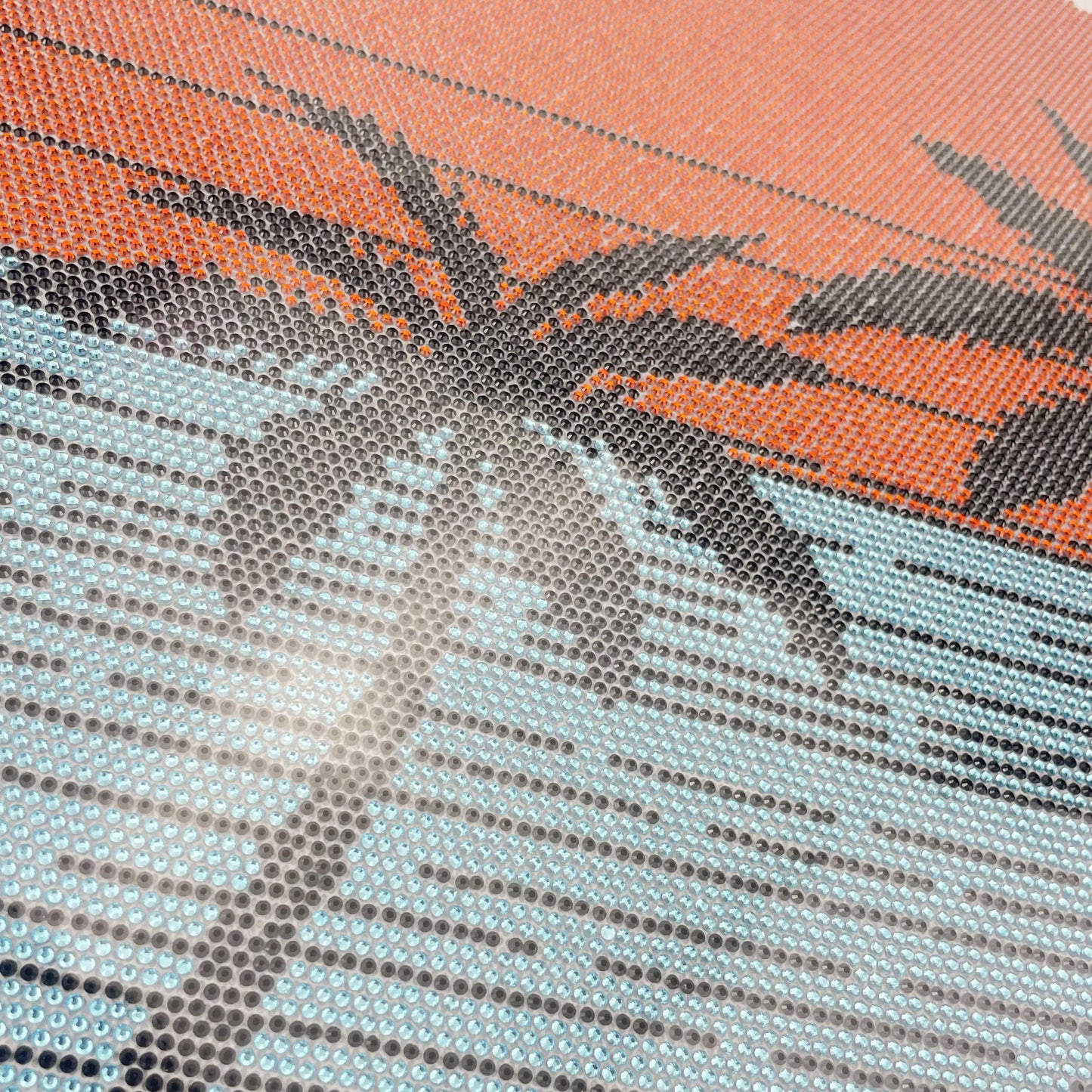 Palm Tree Rhinestone Transfer