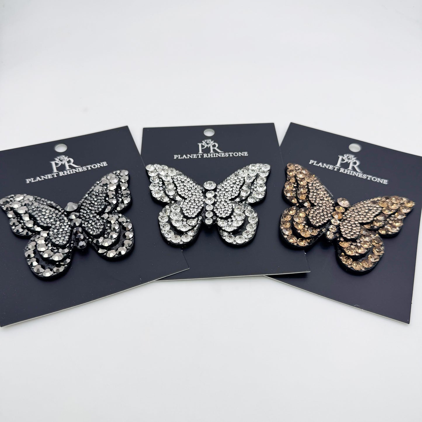 Rhinestone Butterfly Applique - FB-9