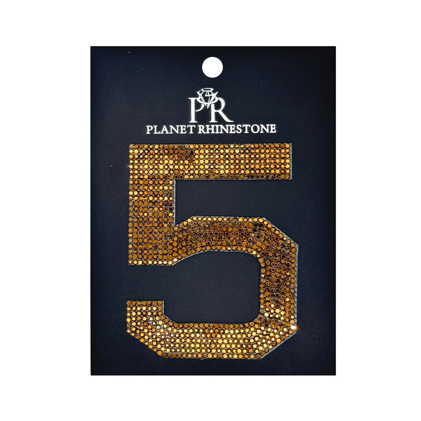 3.5" Gold Aurum Hotfix Alphabet