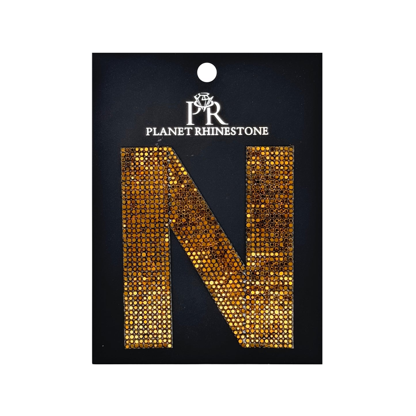 3.5" Gold Aurum Hotfix Alphabet