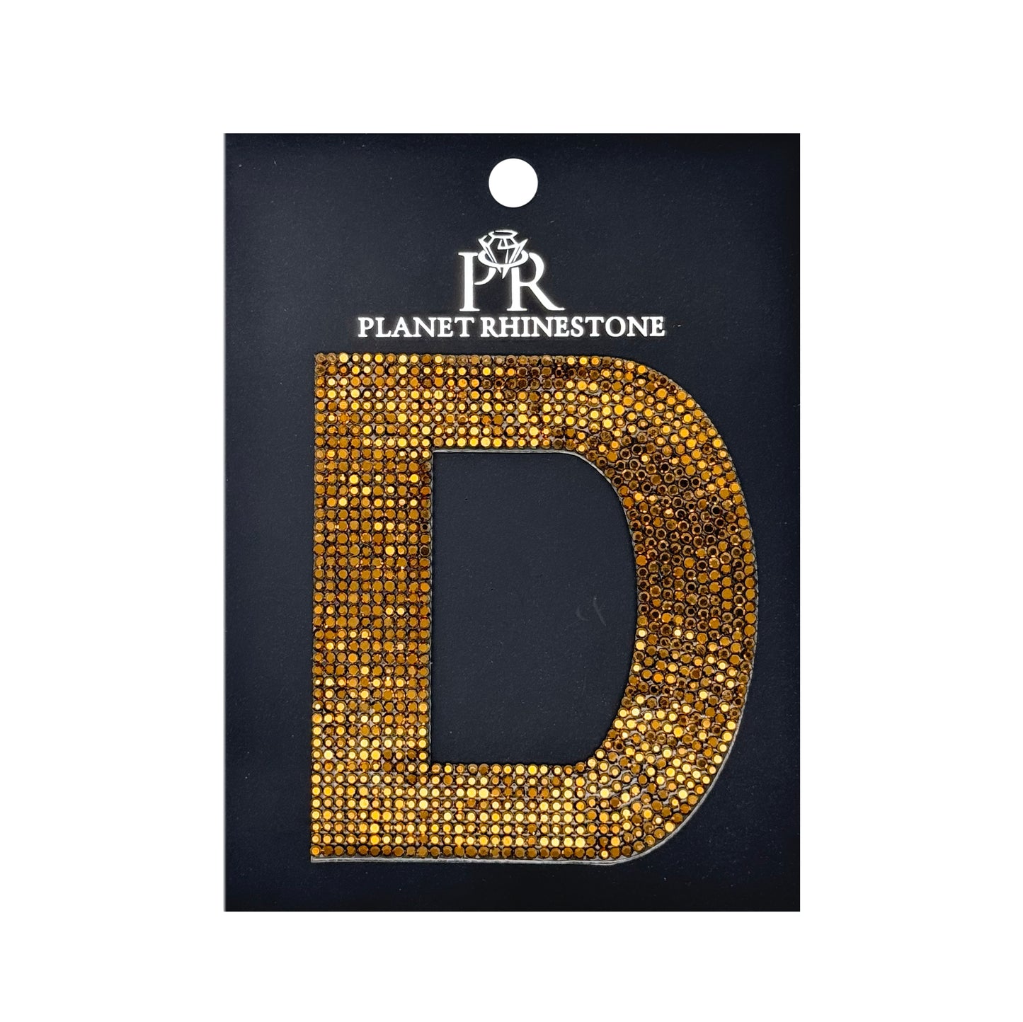 3.5" Gold Aurum Hotfix Alphabet