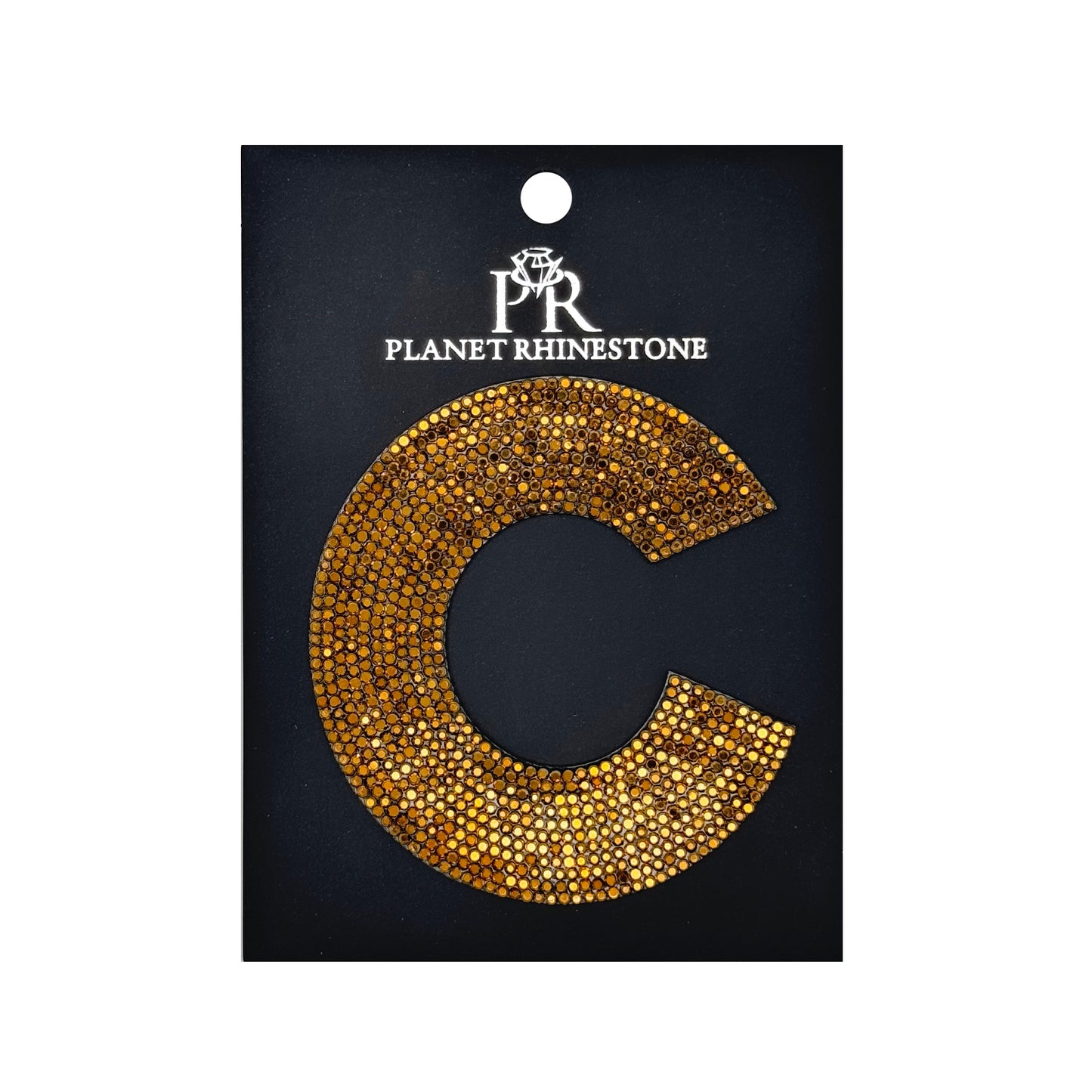 3.5" Gold Aurum Hotfix Alphabet