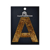 3.5" Gold Aurum Hotfix Alphabet