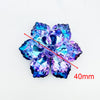 Glass Rhinestone Flowers - ER-3