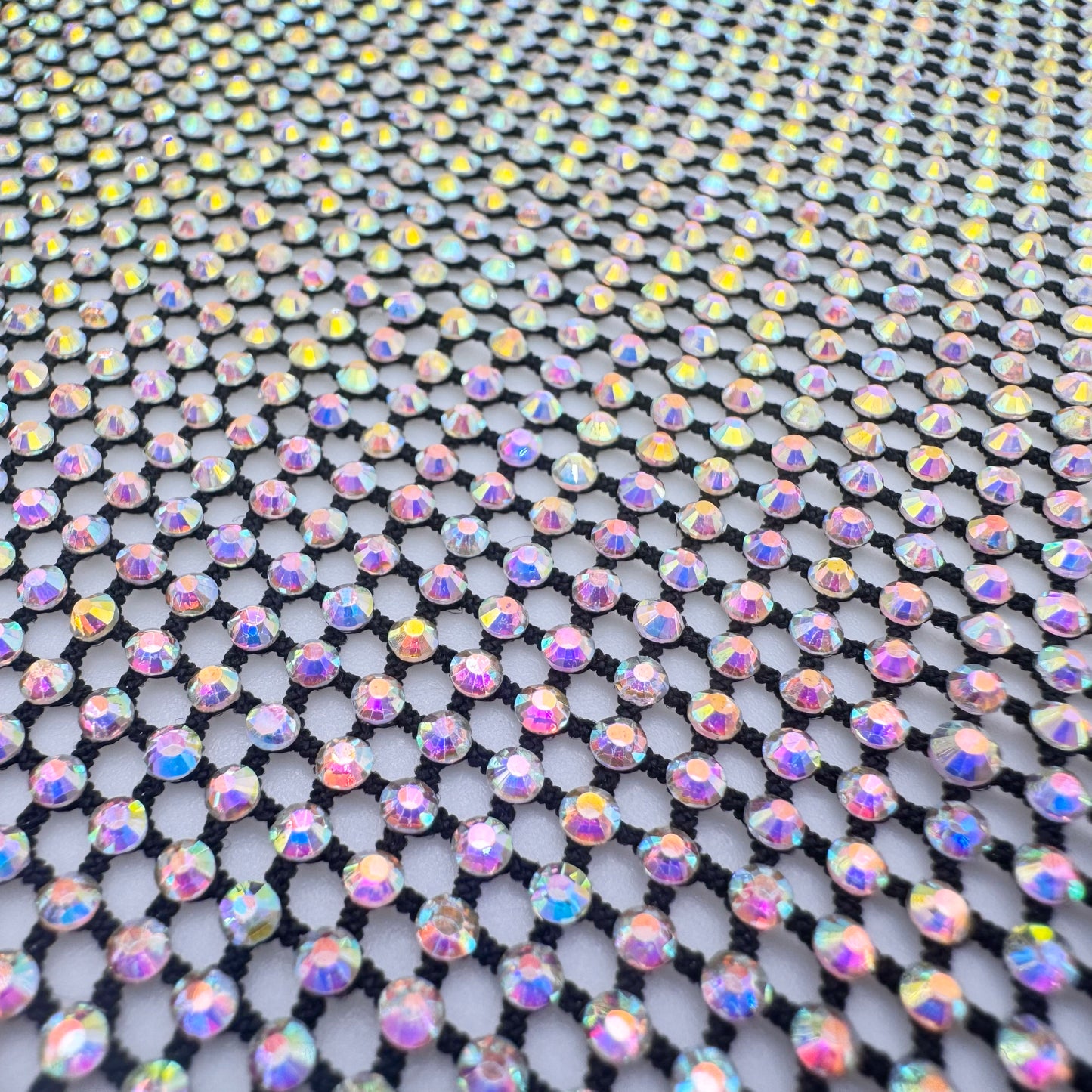 Rhinestone Fabric Panels BCA-6