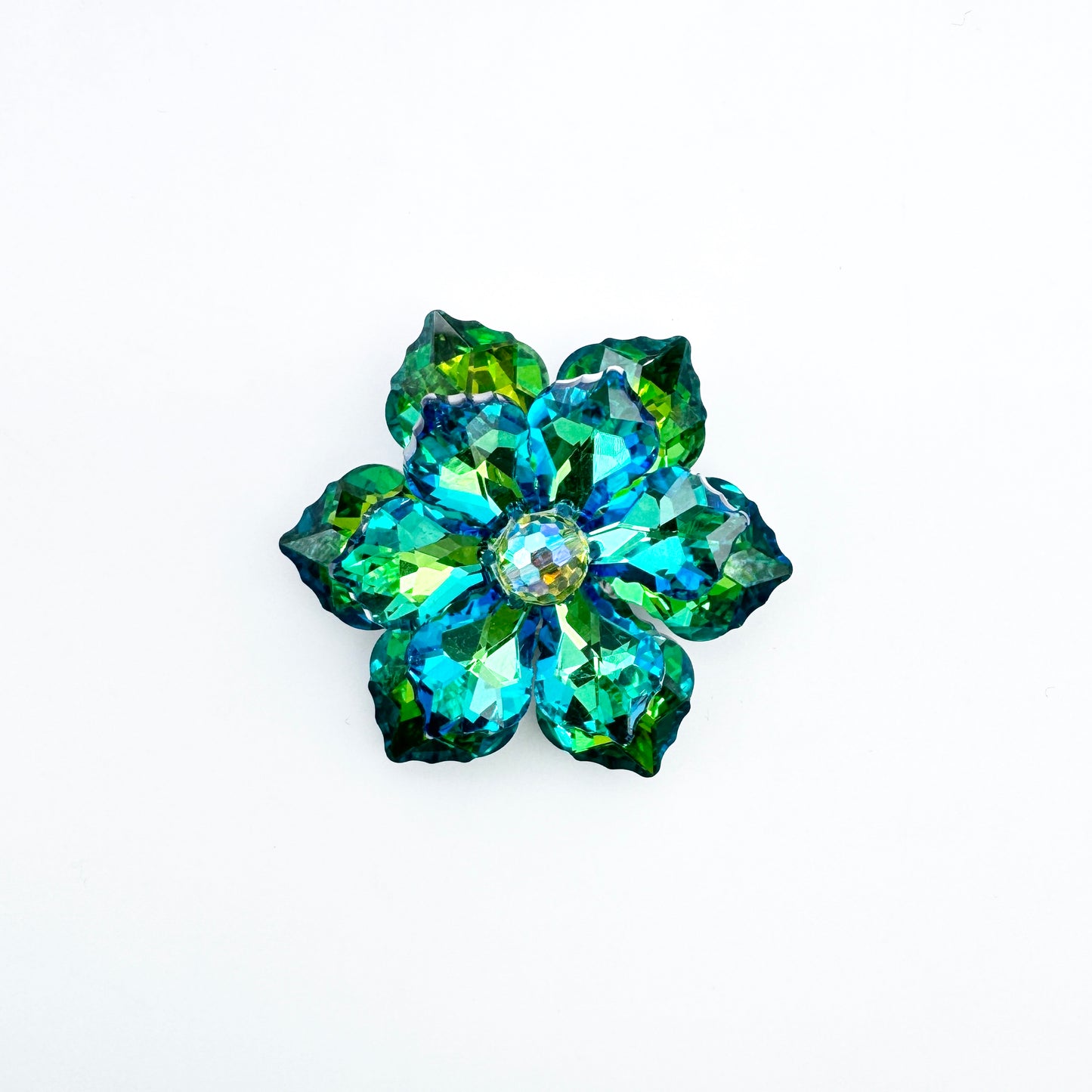 Glass Rhinestone Flowers - ER-3