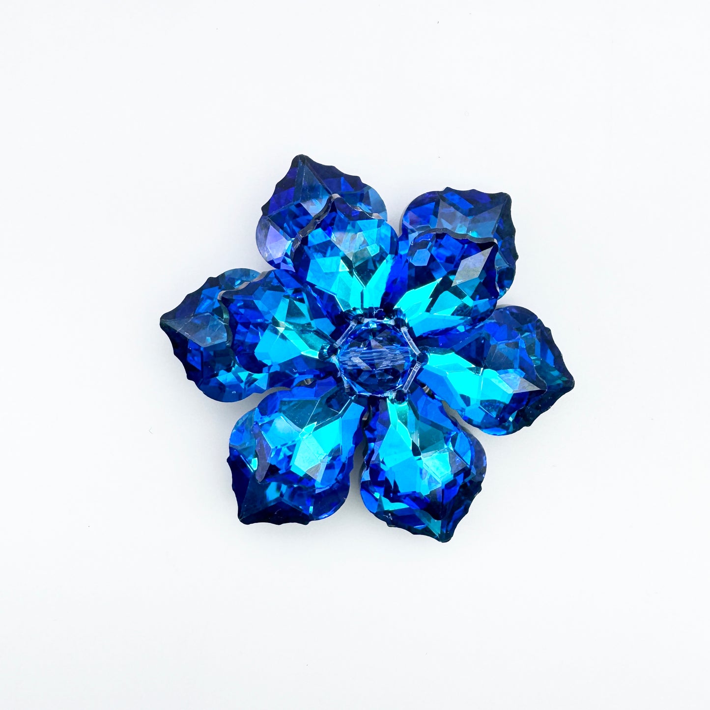 Glass Rhinestone Flowers - ER-3