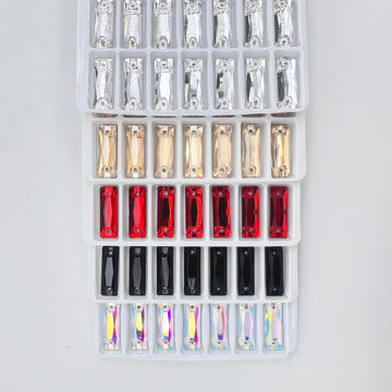 Rectangle | 6*18mm | Flatback Rhinestones