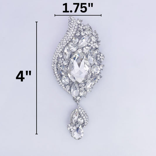 Rhinestone Brooch | BRH-27