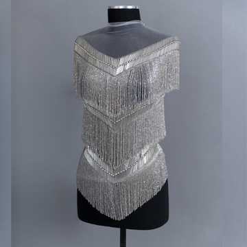 Amelia Beaded Fringe Bodice