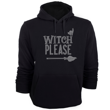 "Witch Please" Rhinestone Transfer – 10" x 10"