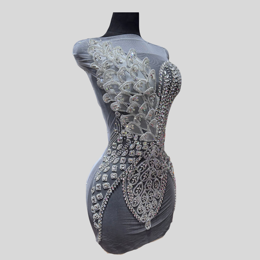 Heather Rhinestone Bodice Applique