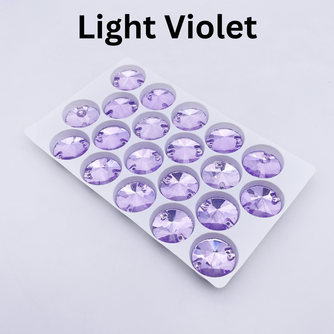 18mm Round Flatback Rhinestones | Planet Rhinestone