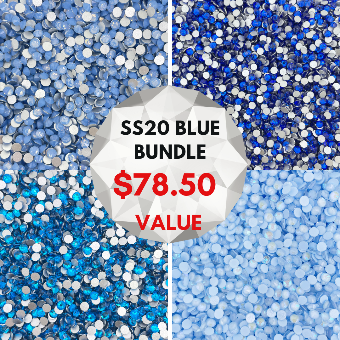 SS20 Blue Glass Rhinestone Bundle