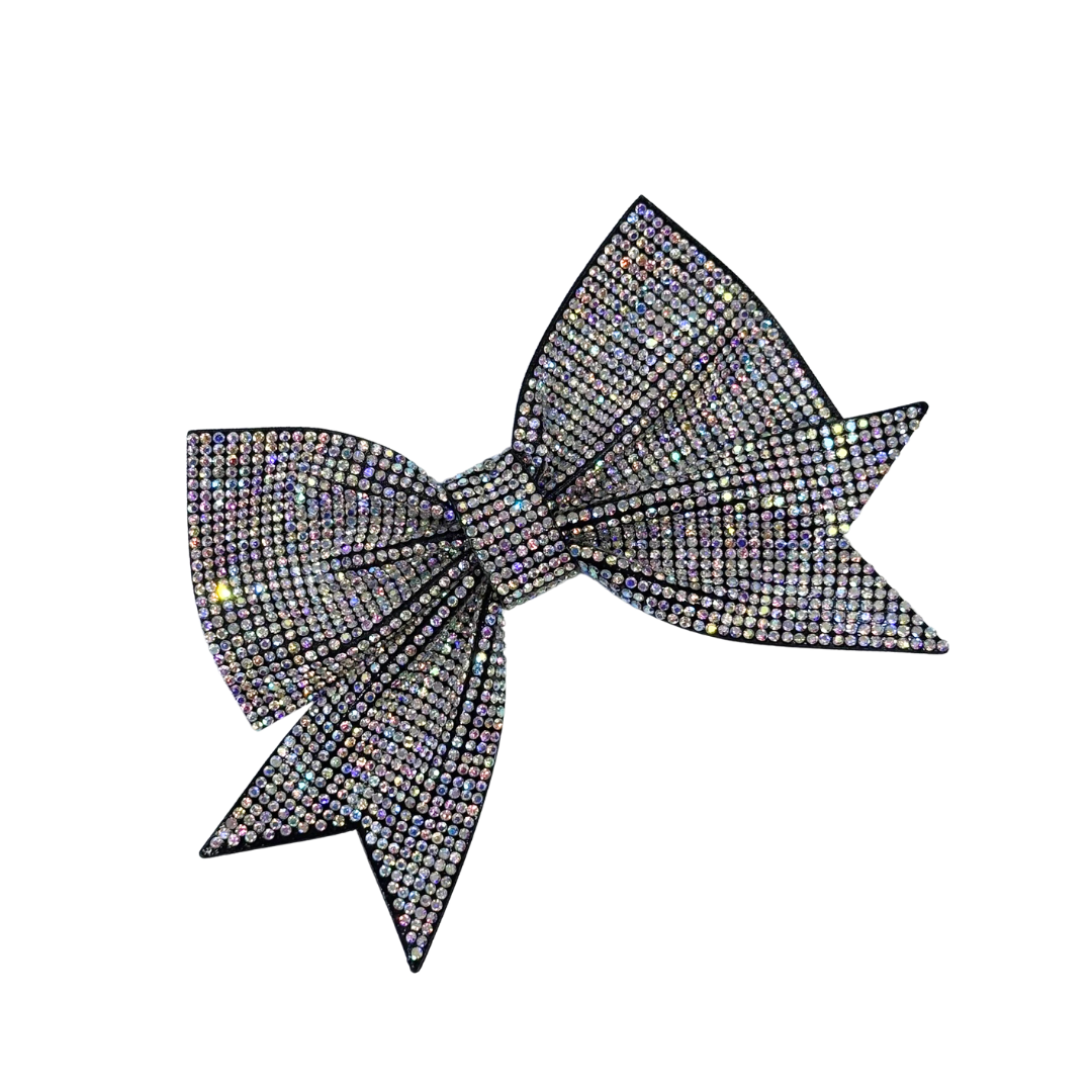 Rhinestone Bow Applique - FB-10