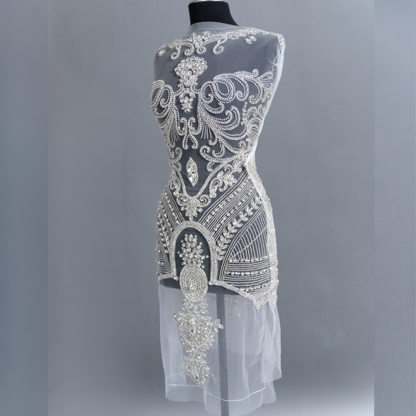 Rhinestone Prom Dress Applique
