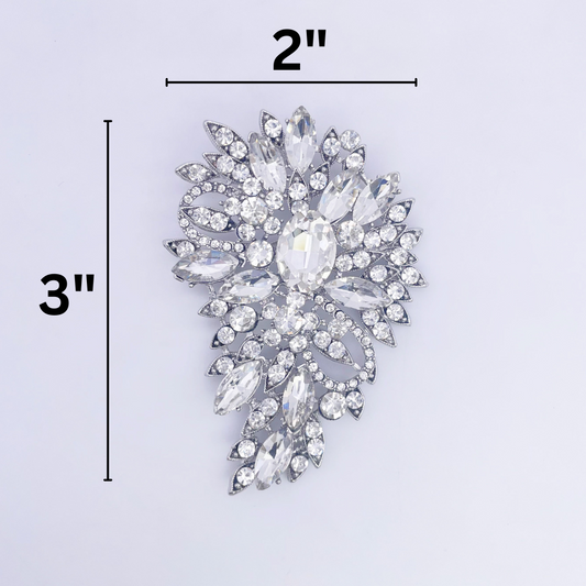Rhinestone Brooch | BRH-8