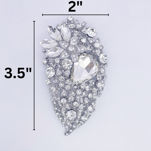 Rhinestone Brooch | BRH-7