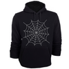 Spider Web Rhinestone Transfer – 11" Halloween Iron-On