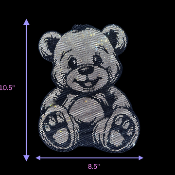 Rhinestone Teddy Bear Hotfix Transfer